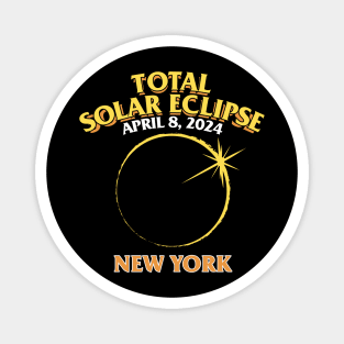 Total Solar Eclipse 2024 - New York Magnet